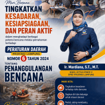 Wakil Ketua Komisi V DPRD Lampung Ajak Masyarakat Tingkatkan Kesiapsiagaan Bencana