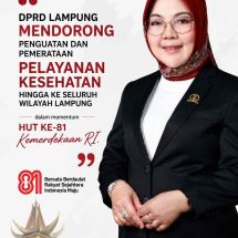HUT RI ke-81, DPRD Lampung Dorong Pemerataan Layanan Kesehatan