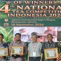 PTPN I (Persero) Regional 7 Raih Lima Penghargaan Teh Nasional 2026