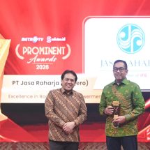 Jasa Raharja Raih Excellent in Road Safety Empowerment di Ajang Prominent Award 2026