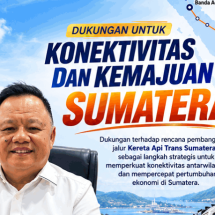 Ketua Komisi IV DPRD Lampung Apresiasi Rencana Kereta Api Trans Sumatera, Dorong Percepatan Pembangunan