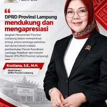 DPRD Lampung Dukung Sinergi Pelatihan dan Industri, Perluas Lapangan Kerja