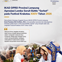 Ketua IKAD DPRD Lampung Irene Fransisca Giri Dukung Seruit Battle, Dorong Kuliner Lokal Makin Dikenal