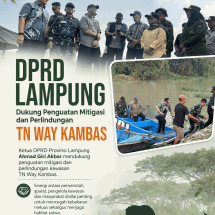 Karhutla Mengancam, Ketua DPRD dan Gubernur Turun Langsung Lindungi Way Kambas
