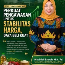 DPRD Lampung Perkuat Pengawasan Pengendalian Inflasi, Harga Kebutuhan Pokok Tetap Stabil