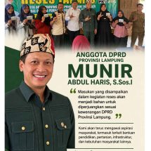 DPRD Lampung Dorong Solusi Ketersediaan Air bagi Petani Pubian