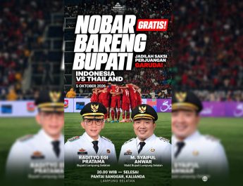 Final Indonesia vs Thailand Malam Ini, Pemkab Lampung Selatan Gelar Nobar Gratis di Pantai Sanggar dengan Doorprize Menarik