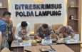 Ditreskrimsus Polda Lampung Bersama SKK Migas Sumbagsel dan PT Pertamina EP Zona 4 Tandatangani Pedoman Kerja Teknis