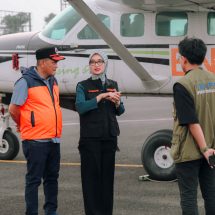 Wagub Jihan Tinjau Karhutla, Pantau Perkembangan Pelaksanaan Operasi Modifikasi Cuaca 