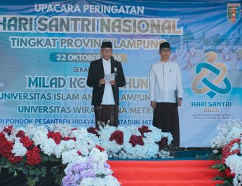 Peringati Hari Santri Nasional 2026, Pemprov Lampung Perkuat Dukungan bagi Santri dan Pesantren